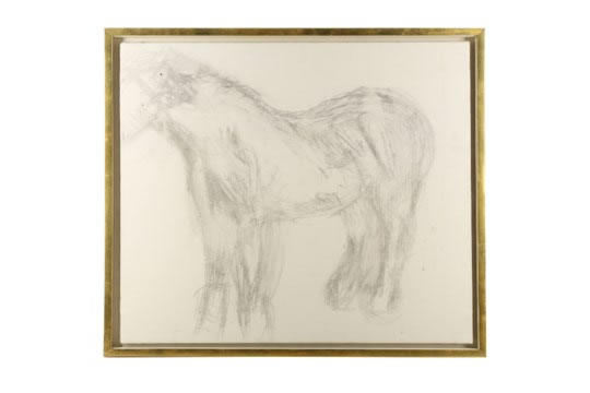 Sketch of Goldie by Lucian Freud