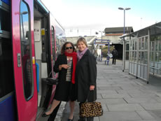 Angie Bray and Seema Kumar at Acton Main Line