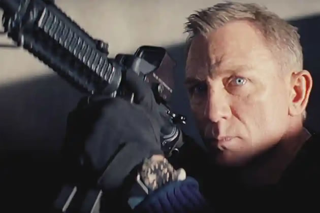 Daniel Craig in his last outing as James Bond in No Time To Die 