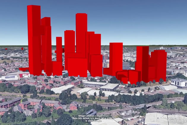 Skyscrapers still set to dominate more of Ealing Borough's skyline. Picture: Red Block Rebels