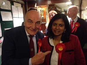 Steve Pound Ealing North MP and Rupa Huq Ealing Central and Acton MP 