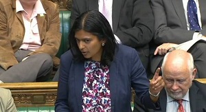 Rupa Huq Ealing Central and Acton Labour MP giving maiden speech in parliament (11 June 2015)