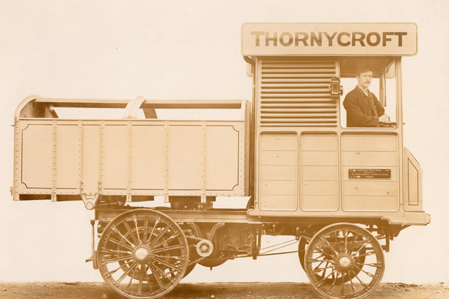 Thornycroft steam wagon No 8, a dust cart, designed by John Isaac Thornycroft, 1898. Picture: Chiswick Local Studies Collection
