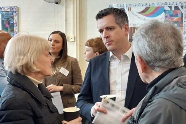 Simon Hogg (centre) says 'value for money remains at the heart of everything we do'