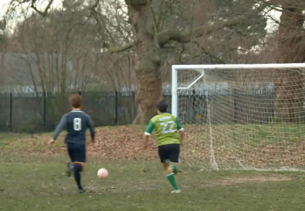 Footballers on Wandsworth Common 