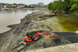Five Million Wet Wipes Removed from Thames Foreshore