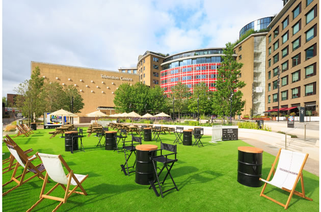 New Outdoor Eating Area Outside Television Centre