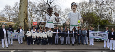 New Year's Day parade - Merton's team